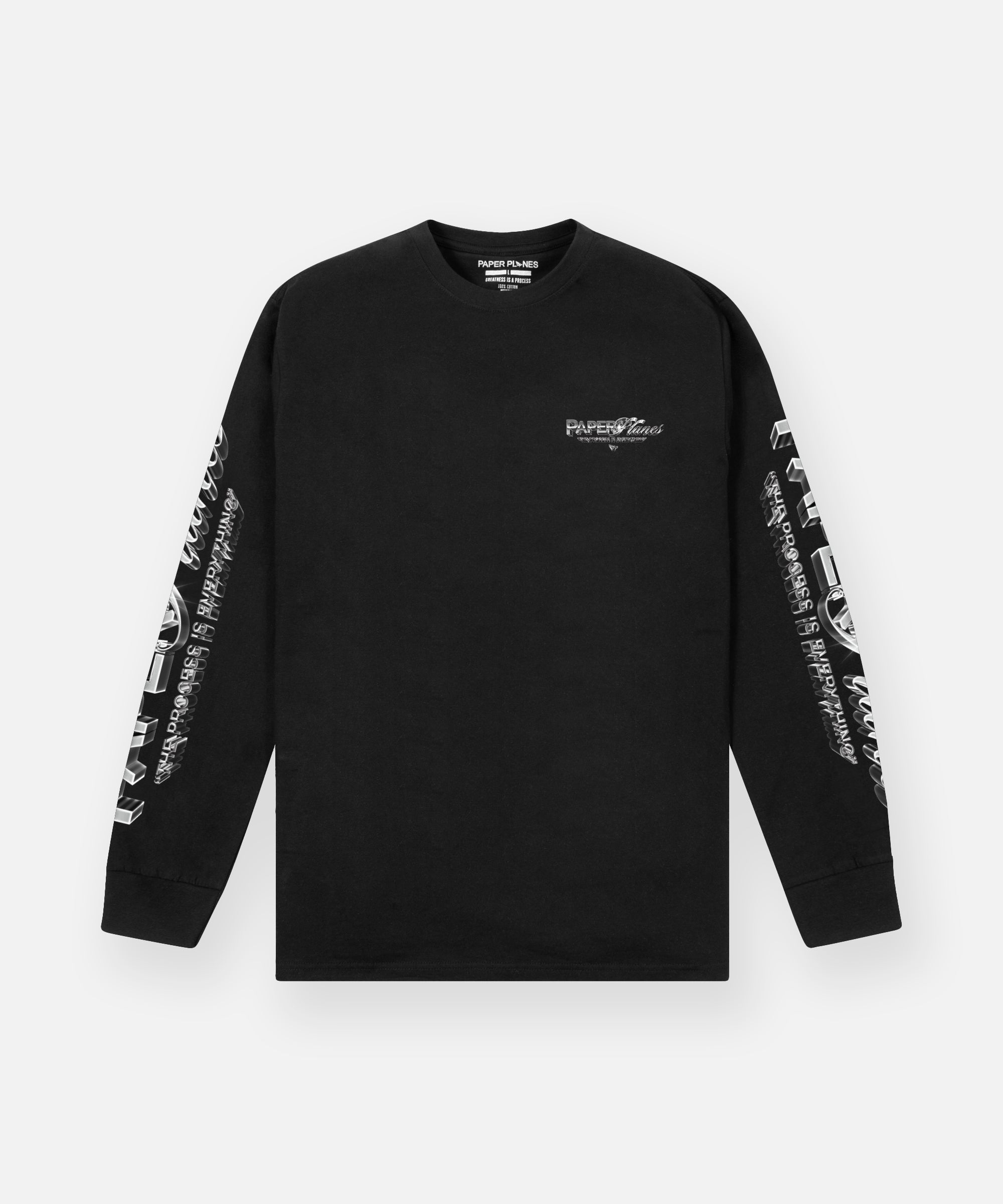 Chrome Finish Long Sleeve Tee – Paper Planes
