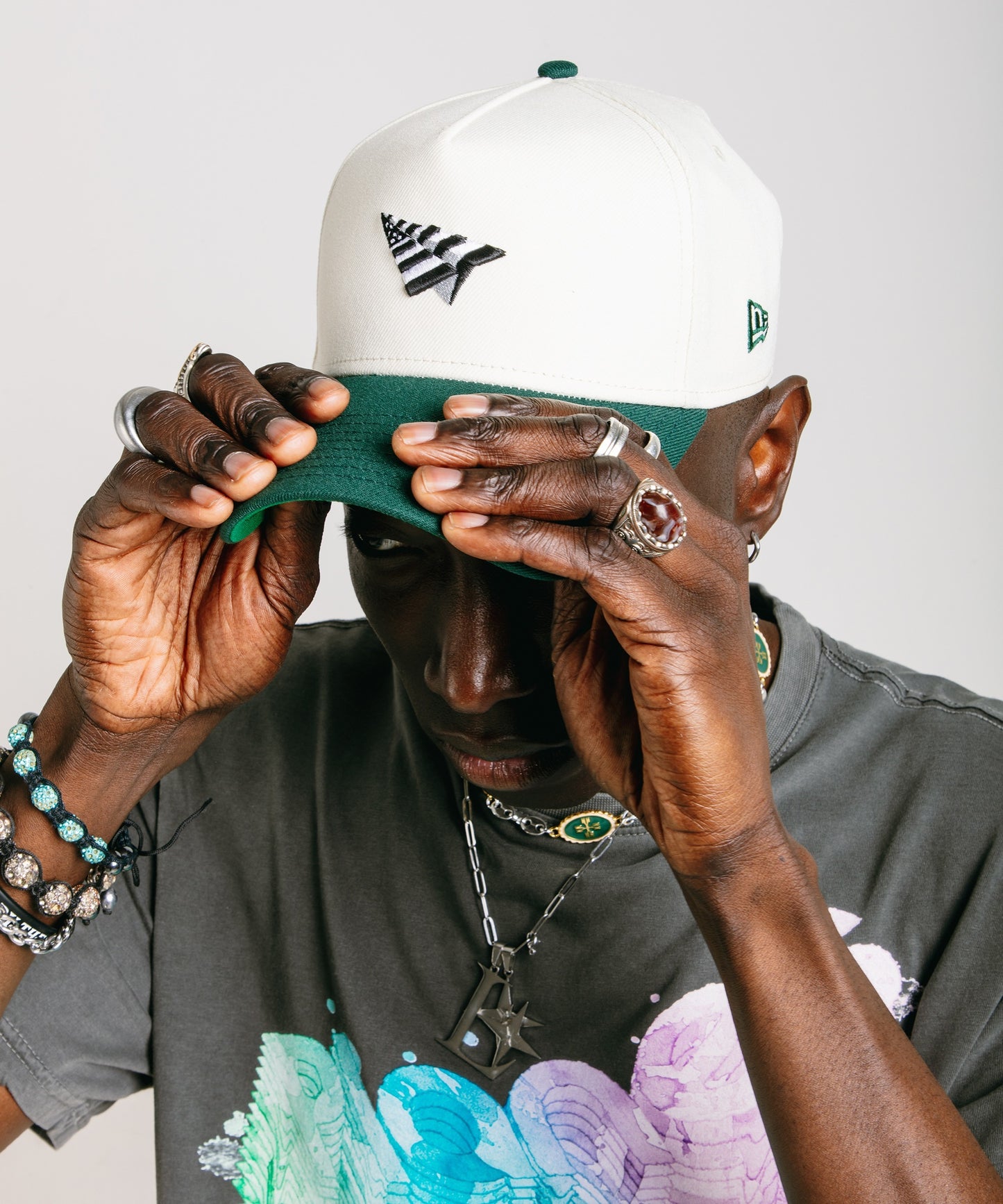 The B-Side Crown 9FORTY A-Frame Snapback Hat