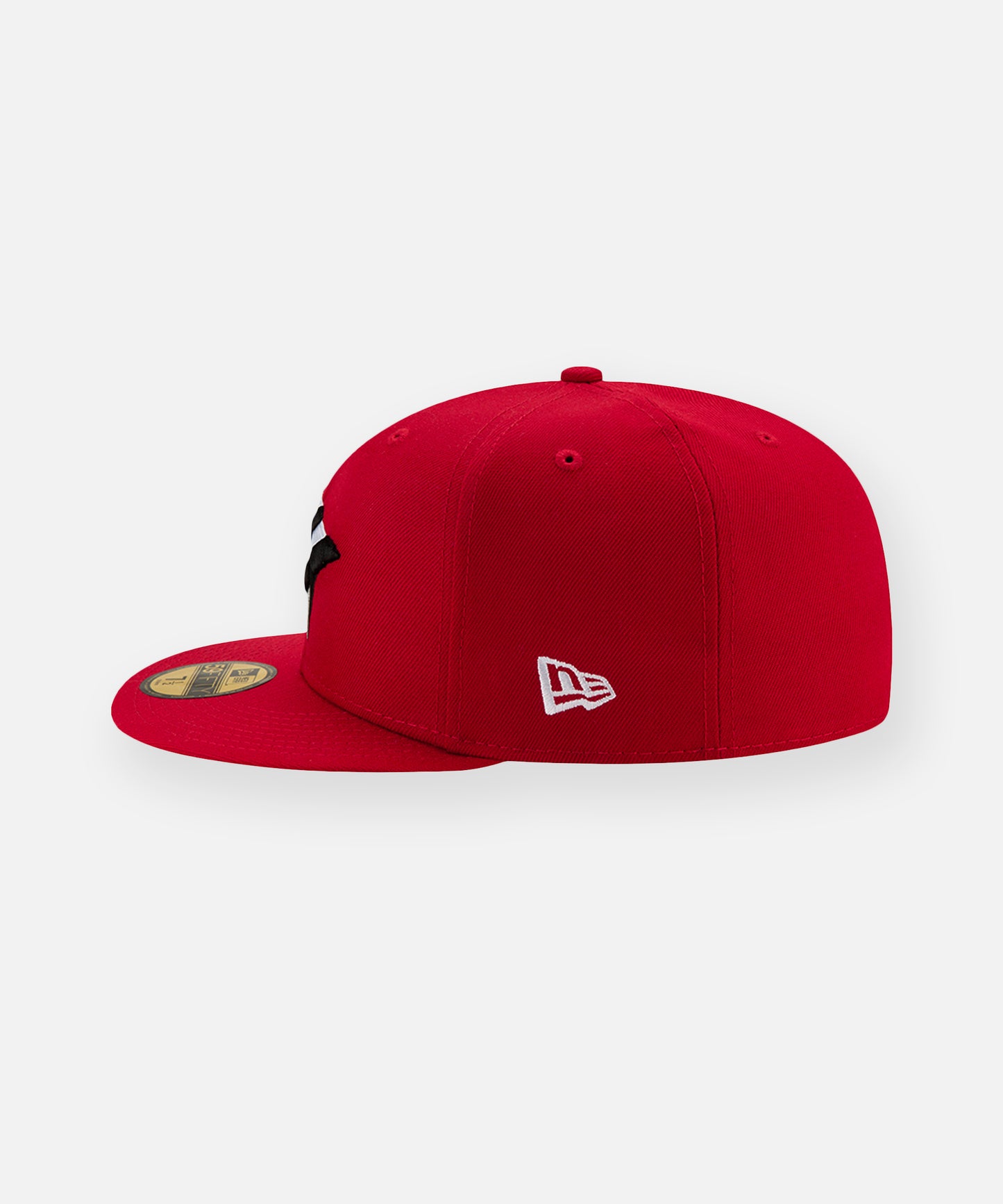 Crimson Crown Fitted Hat W/ Grey Undervisor
