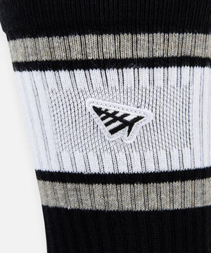 Embroidery Logo Patch Stripe Socks