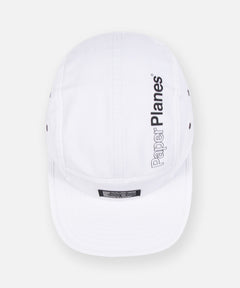  Paper Planes printed logo on top of Camper 5-Panel Hat color White.