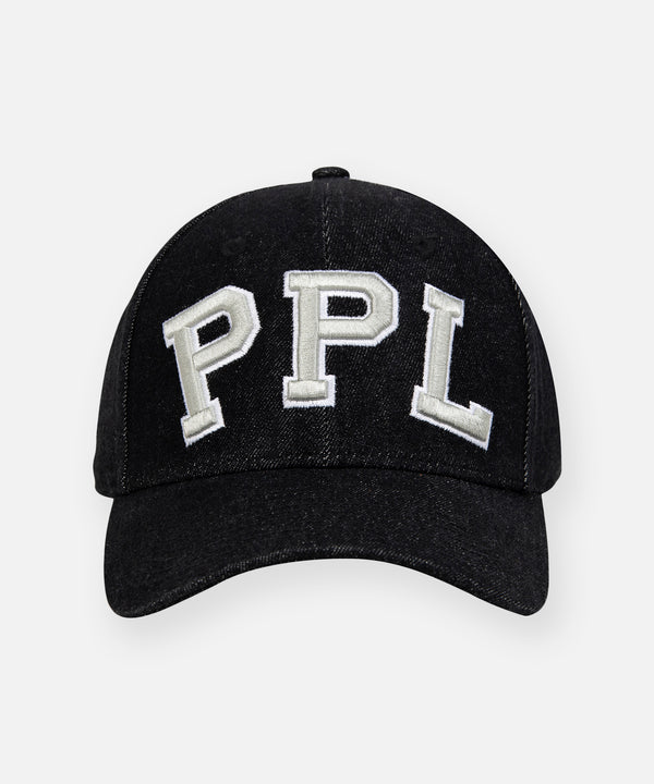 CUSTOM_ALT_TEXT: Paper Planes PPL Dad Hat, color Washed Black.