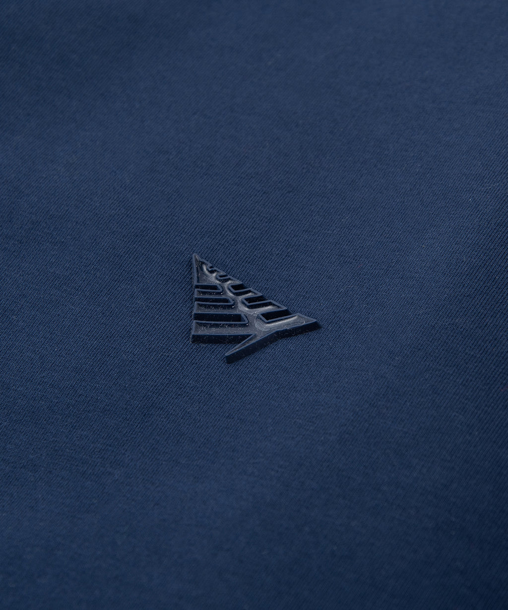  Glossy silicone Plane chest icon on Paper Planes Chromatic Crewneck Sweatshirt color Naval Academy.
