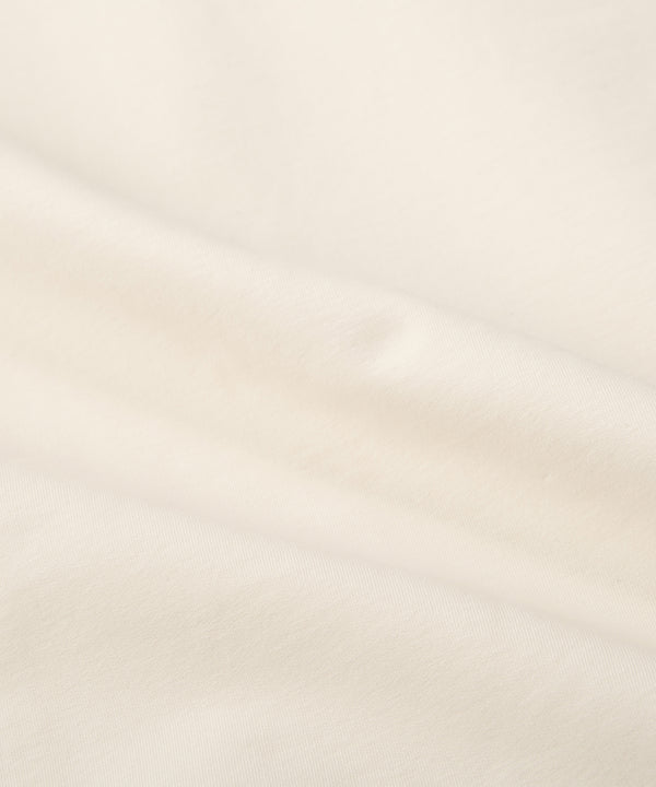 CUSTOM_ALT_TEXT: Fabric closeup on Paper Planes Chromatic Crewneck Sweatshirt color Vapor.