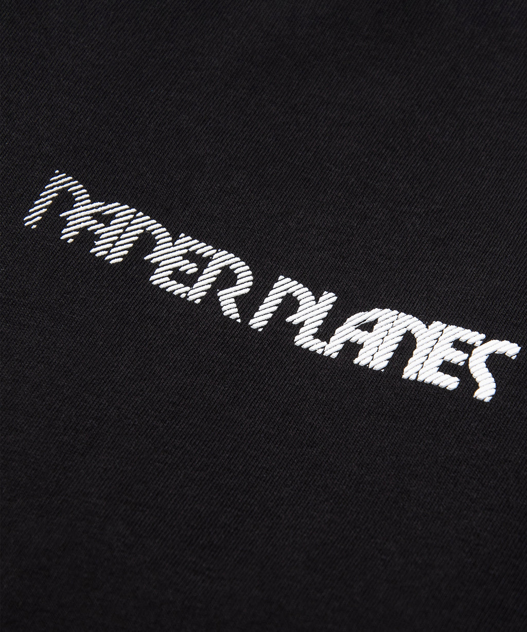  PAPER PLANES silicone HD print on chest - Paper Planes Tee, color Black.