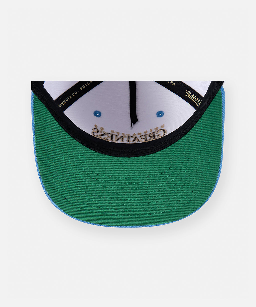  Green under visor on Paper Planes University of Greatness A-Frame Curved Visor.