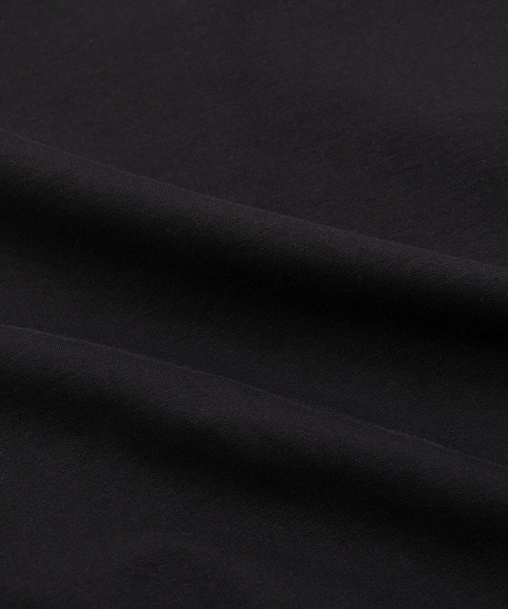  Fabric closeup on Paper Planes Full Zip Hoodie, color Black.