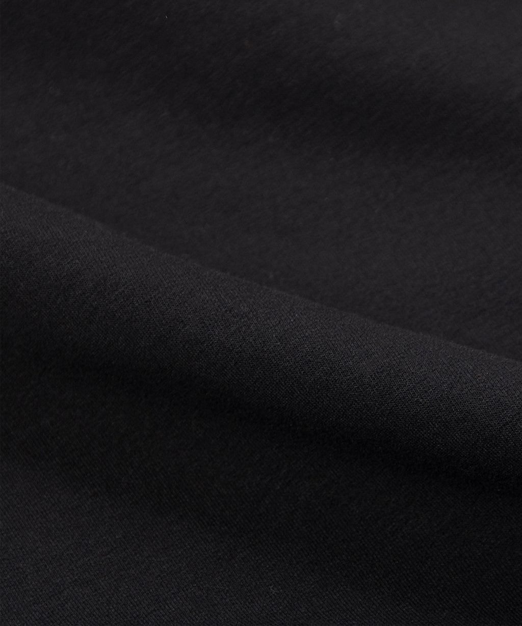  Fabric closeup on Paper Planes Slim Fit Sweatpant, color Black.