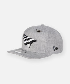 Grey Boy Crown Old School Snapback Hat