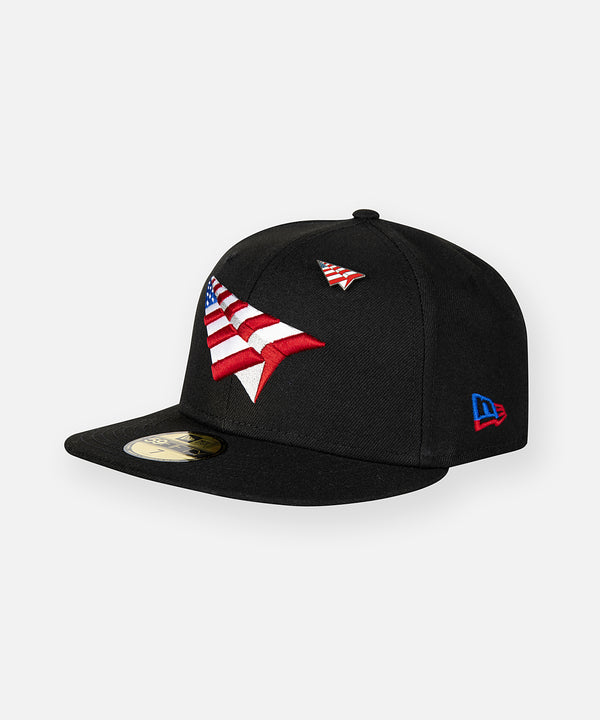 American Dream Black Crown Fitted Hat - Main Image