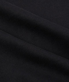  Fabric closeup on Paper Planes Crest Hoodie, color Black.