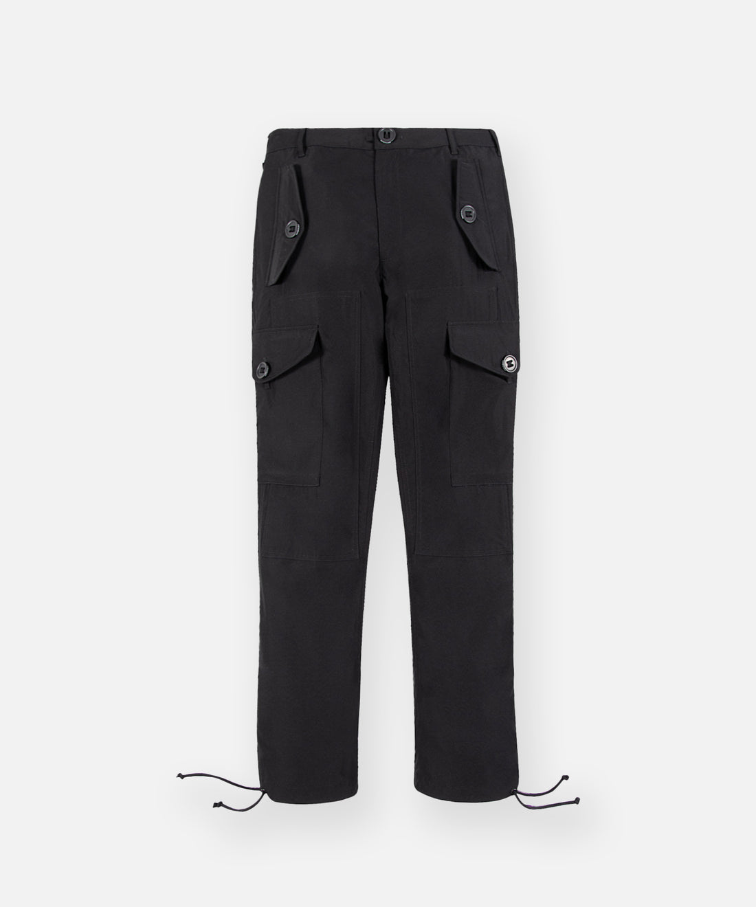 CUSTOM_ALT_TEXT: Paper Planes Cotton Touch Explorer’s Cargo Pant, color Black.