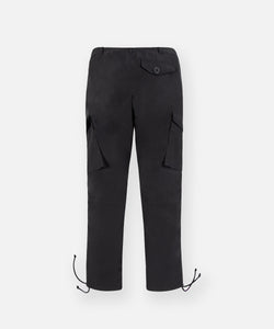 CUSTOM_ALT_TEXT: Back of Paper Planes Cotton Touch Explorer’s Cargo Pant, color Black.