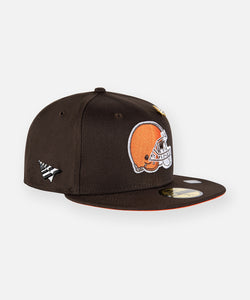 Paper Planes x Cleveland Browns Team Color 59Fifty Fitted Hat
