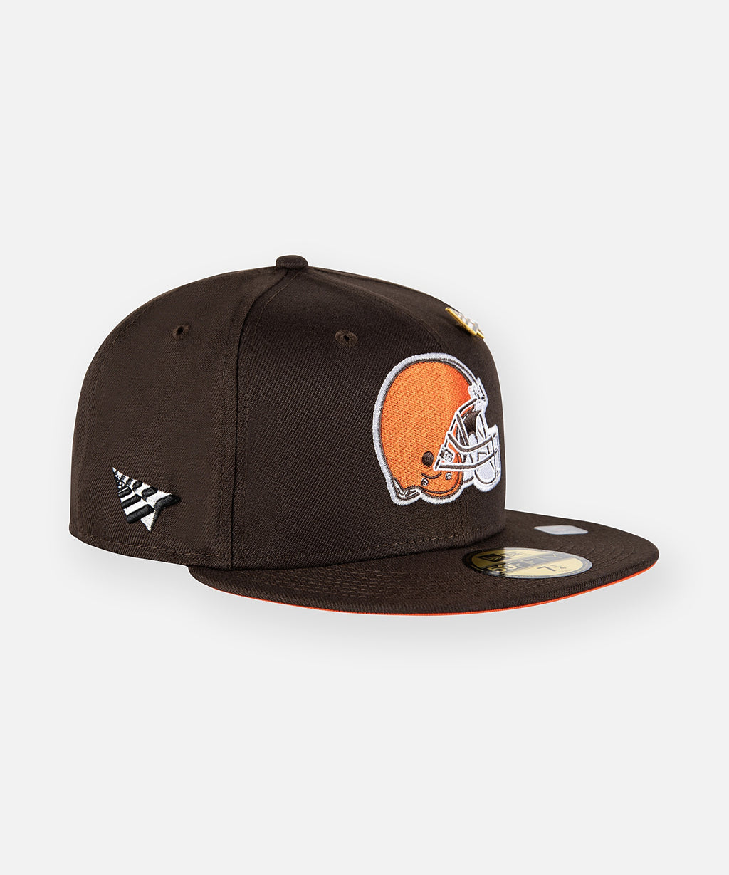 Paper Planes x Cleveland Browns Team Color 59Fifty Fitted Hat_For Men_2