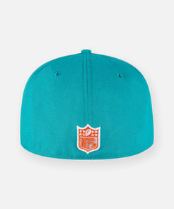 Paper Planes x Miami Dolphins Team Color 59Fifty Fitted Hat