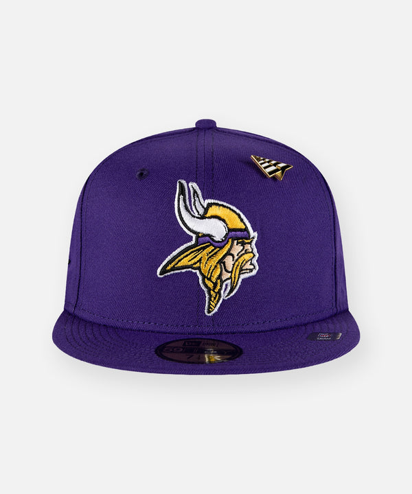 Paper Planes x Minnesota Vikings Team Color 59Fifty Fitted Hat