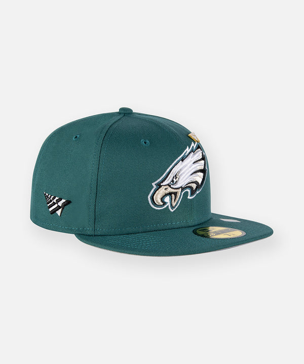 Paper Planes x Philadelphia Eagles Team Color 59Fifty Fitted Hat