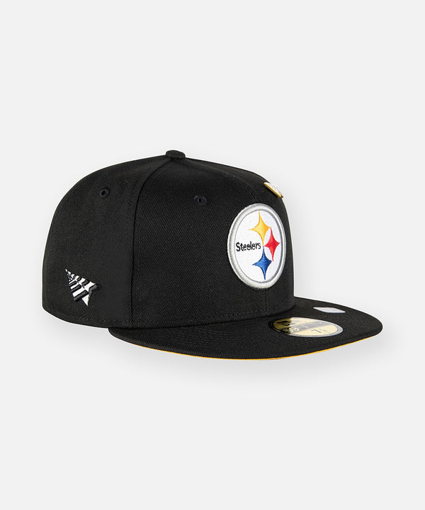 Paper Planes x Pittsburgh Steelers Team Color 59Fifty Fitted Hat