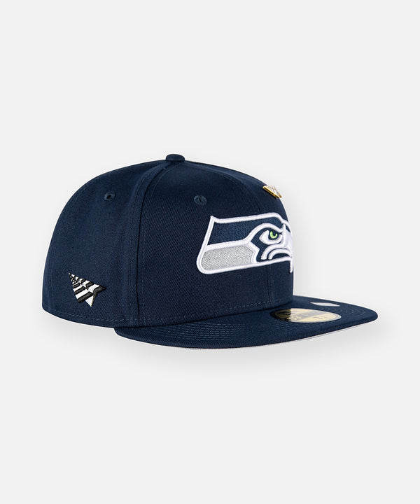 Paper Planes x Seattle Seahawks Team Color 59Fifty Fitted Hat