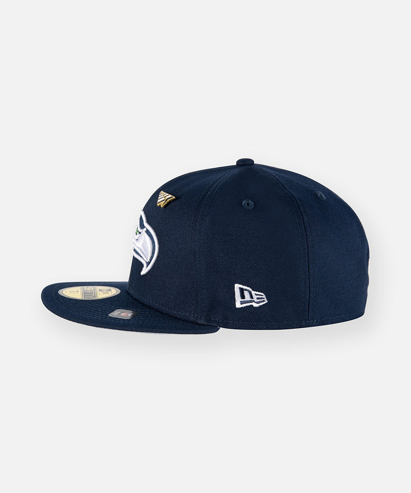 Paper Planes x Seattle Seahawks Team Color 59Fifty Fitted Hat