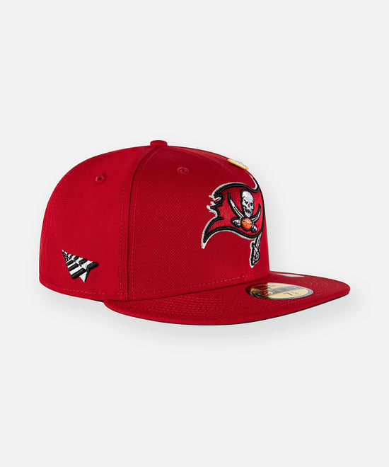 Paper Planes x Tampa Bay Buccaneers Team Color 59Fifty Fitted Hat