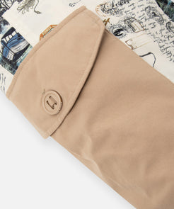CUSTOM_ALT_TEXT: Right cargo pocket in solid color with button-through flap on Paper Planes Explorer's Life Cargo Pant.