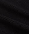 CUSTOM_ALT_TEXT: Waffle half cardigan stitch body on Paper Planes Sweater Track Jacket, color Black.