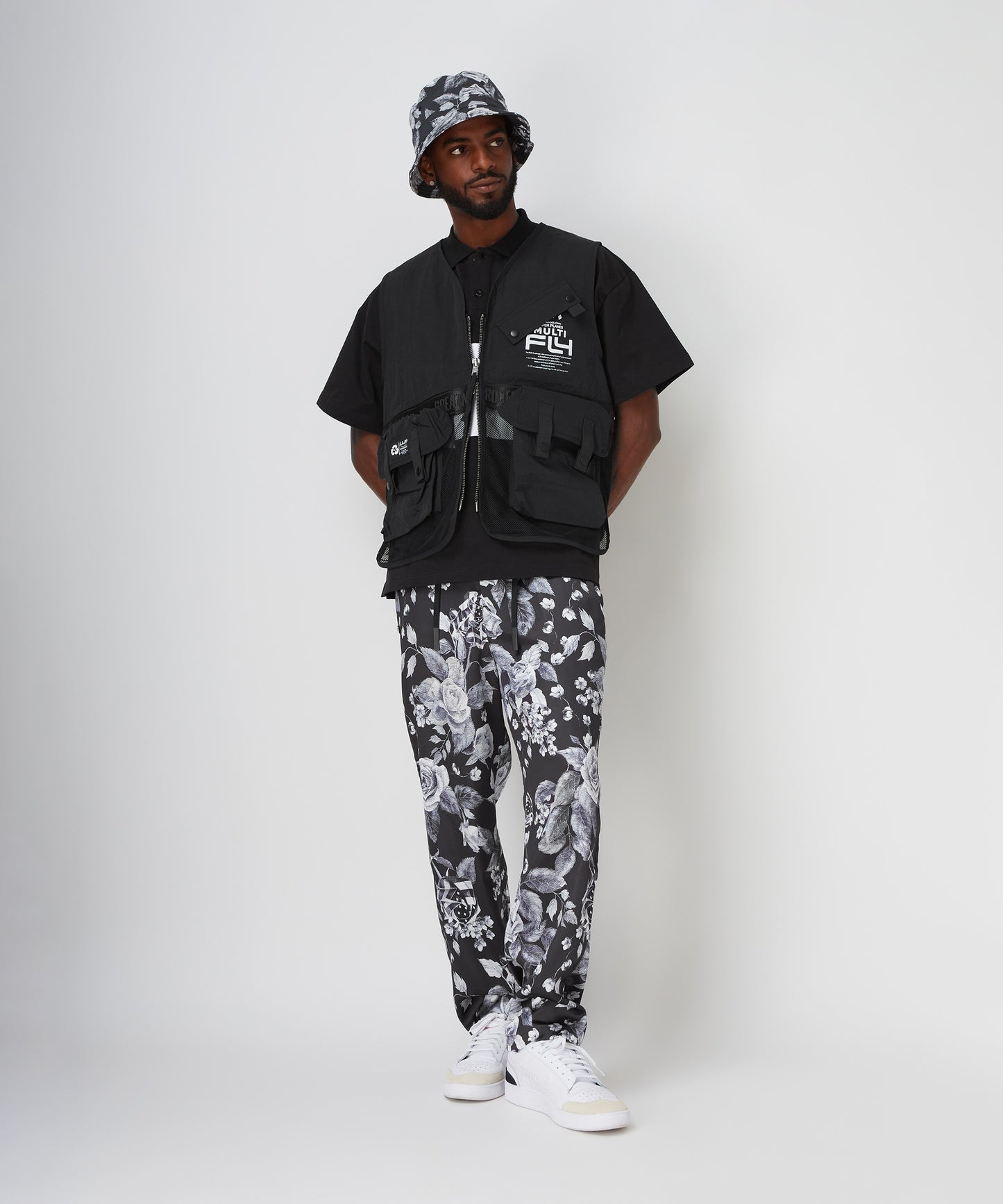Flag Roses Relaxed Pant
