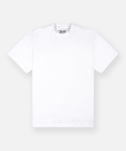 CUSTOM_ALT_TEXT: Front of Paper Planes Crossover Oversized Heavyweight Tee, color White.