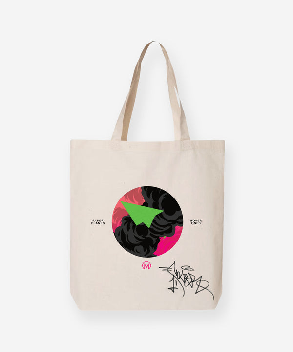 Nover x Paper Planes Hand Signed Tote Bag