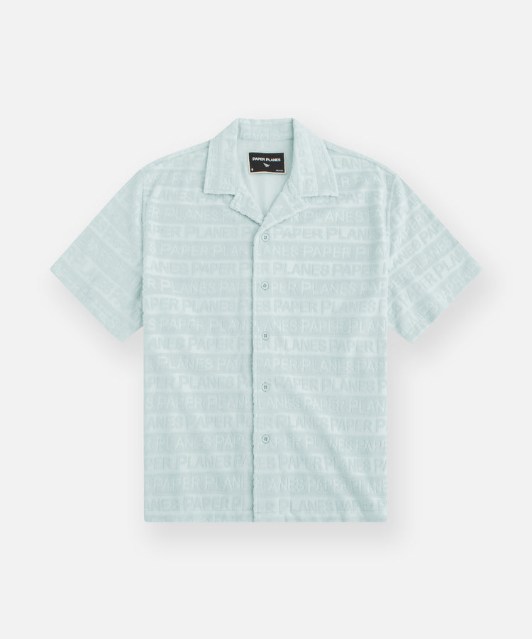 Beachfront Terry Cloth Button Down