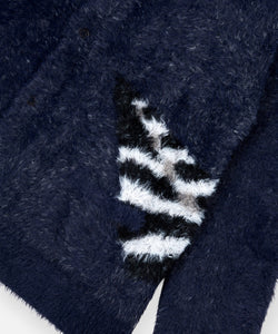 Paper Planes Fuzzy Cardigan