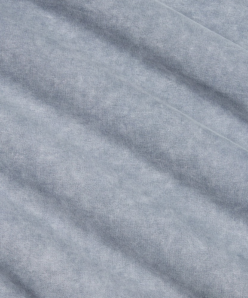 Snow Wash Open Bottom Crewneck