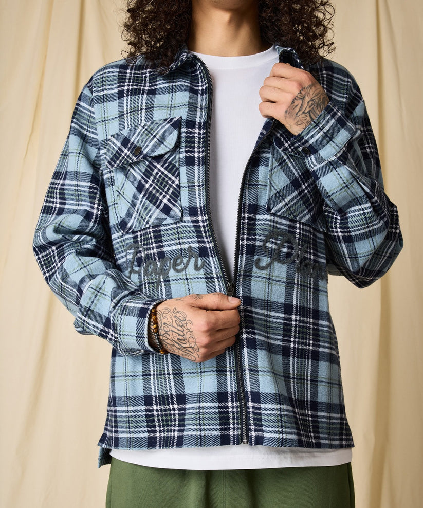 Continental Flannel Shirt Jacket