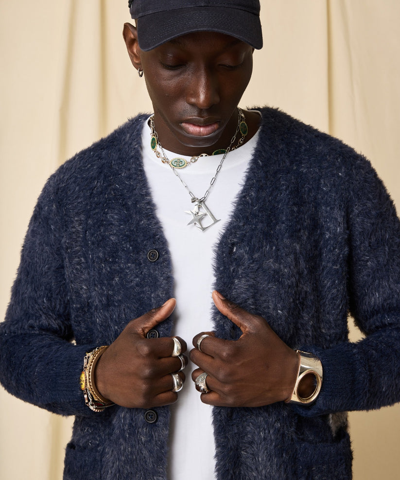 Paper Planes Fuzzy Cardigan