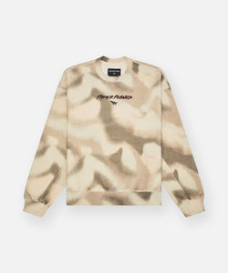 Airbrushed Camo Crewneck
