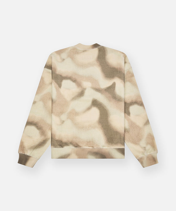 Airbrushed Camo Crewneck