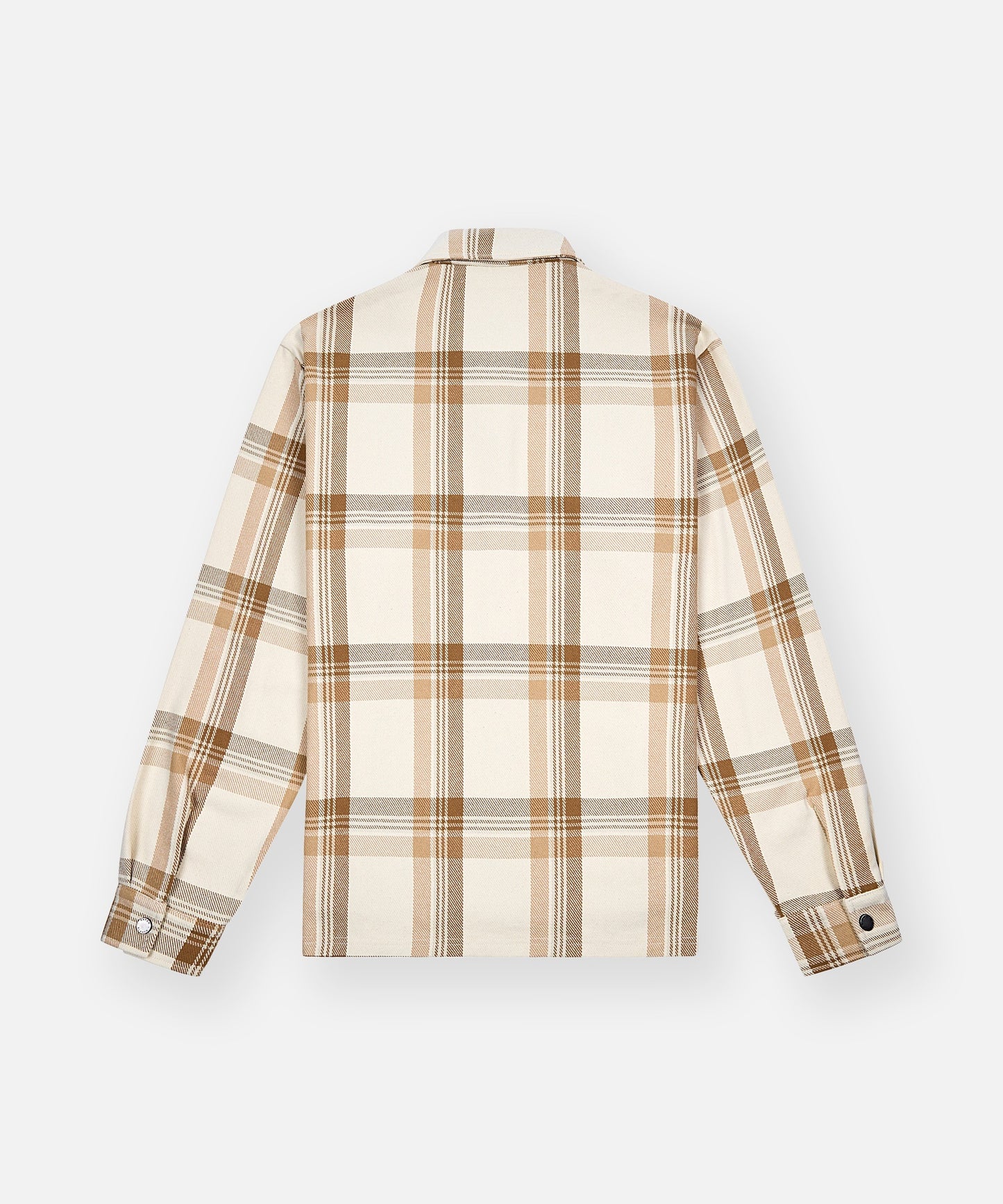Planes Chestnut Plaid Zip Flannel Shirt