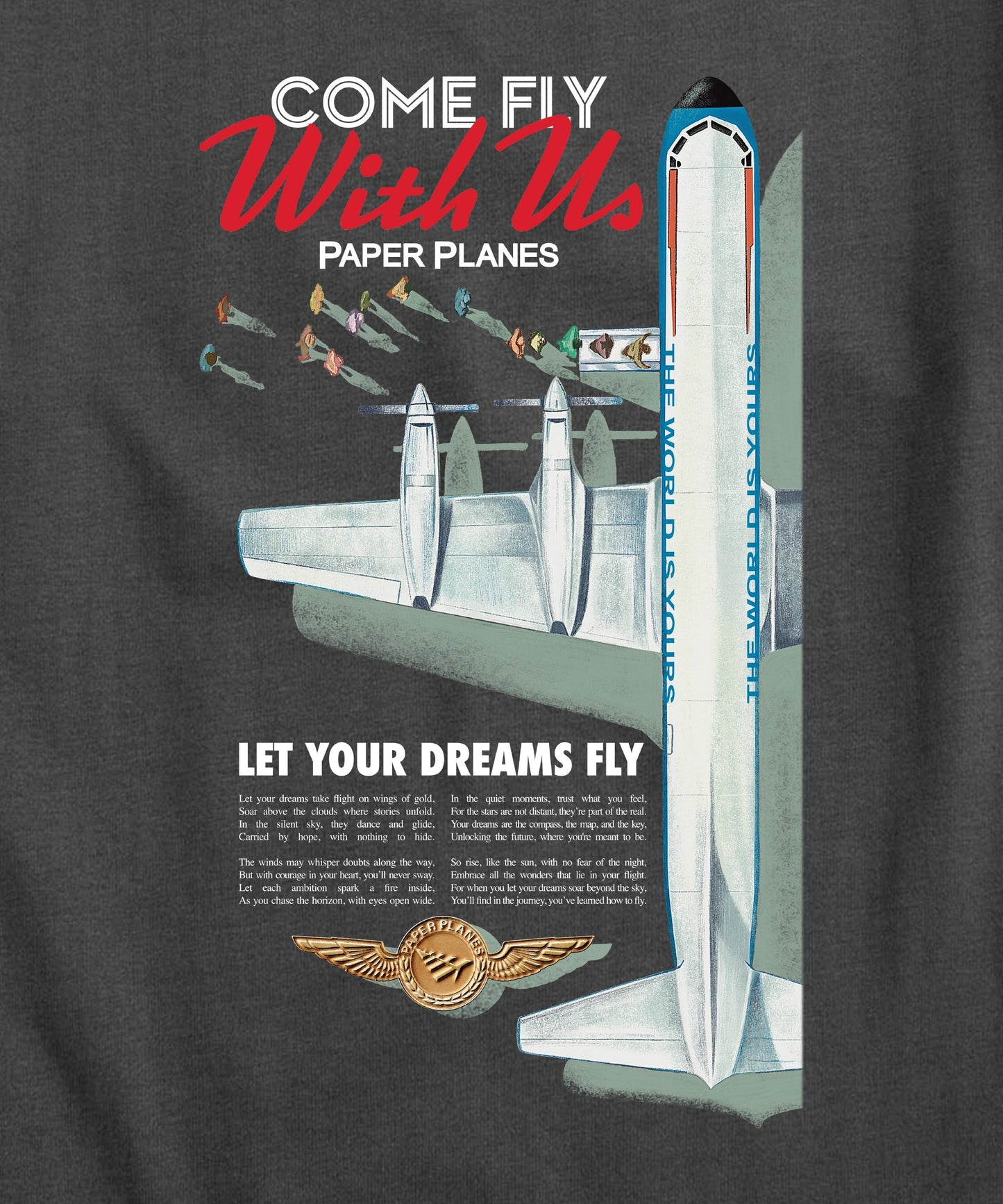 Planes Let Your Dreams Fly Tee