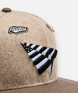 Wool Melton Two Tone 9FIFTY Snapback Crown