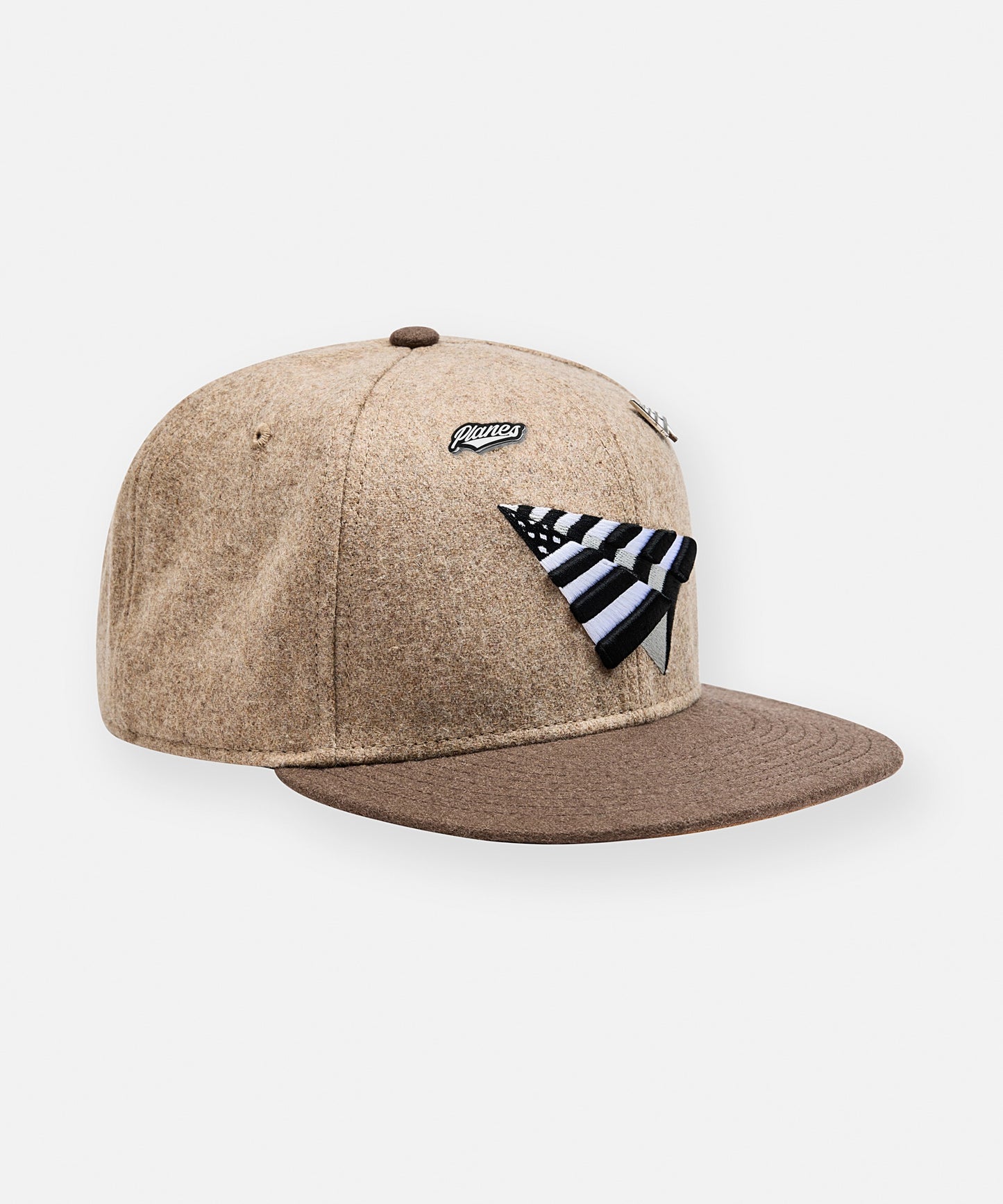 Wool Melton Two Tone 9FIFTY Snapback Crown