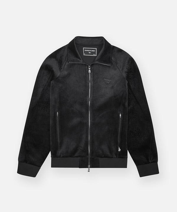 Planes Bonded Velour Zip Track Jacket