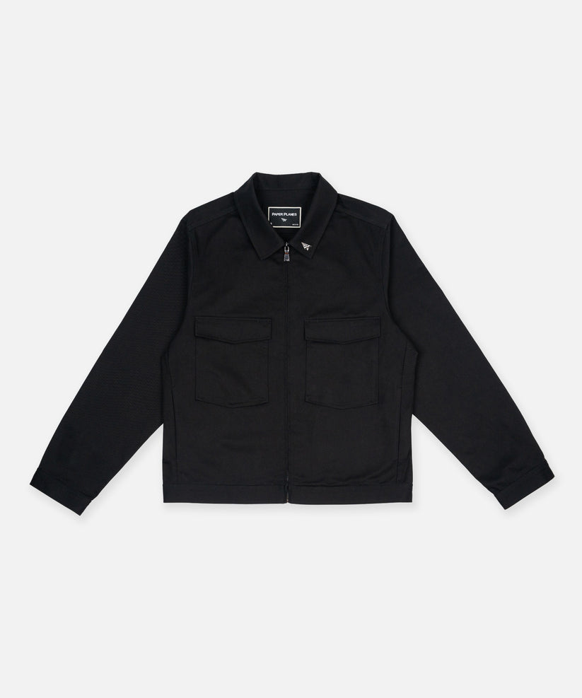 Paper Planes Canvas Script Work Jacket