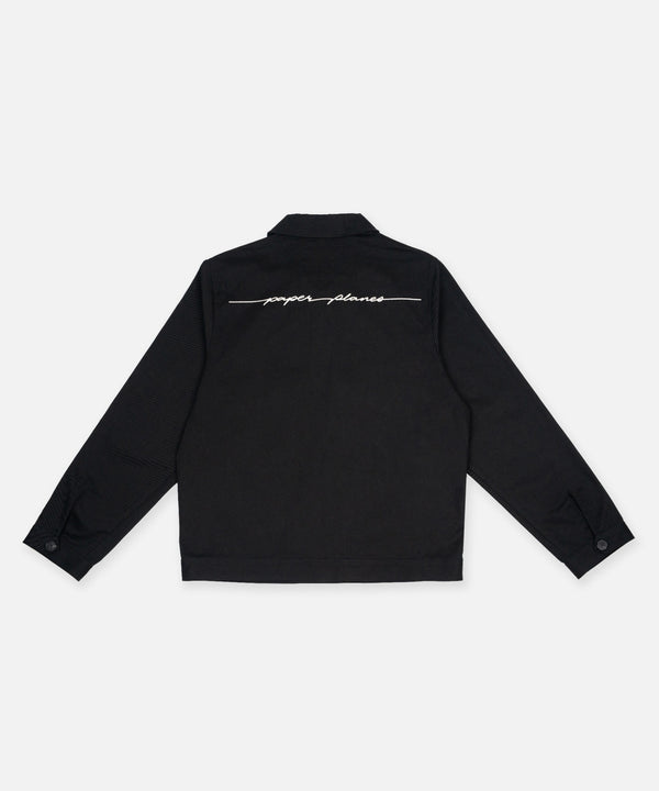 Paper Planes Canvas Script Work Jacket
