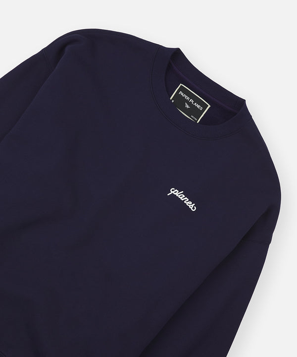 Planes Oversized Script Weld Crewneck