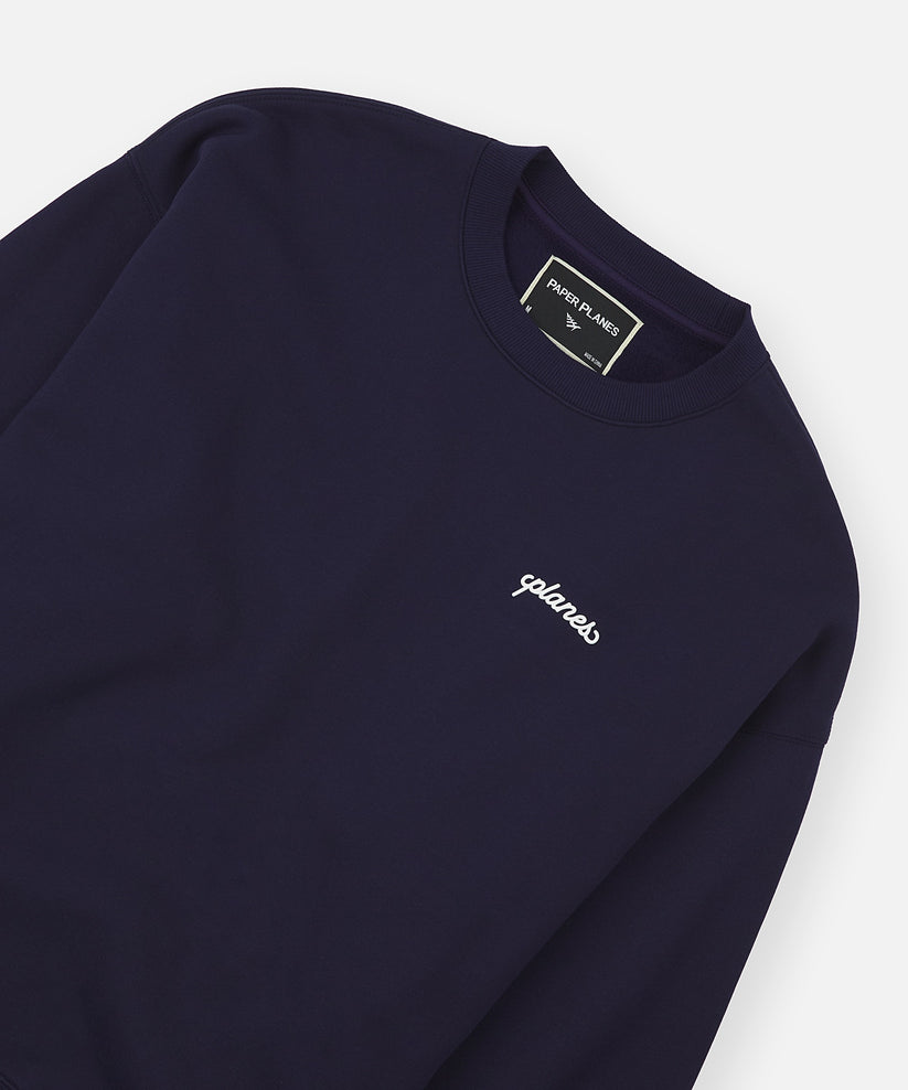 Planes Oversized Script Weld Crewneck