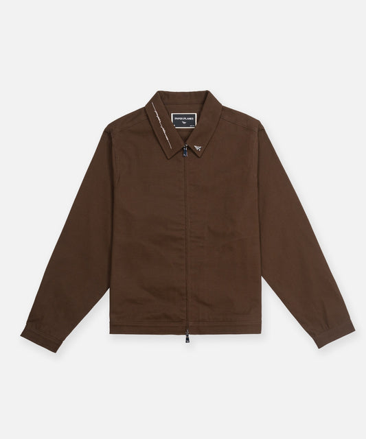 Paper Planes Canvas Script Work Jacket