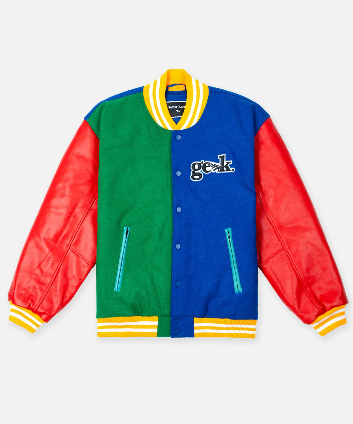 Fashion Geek x Planes Varsity Jacket – Paper Planes