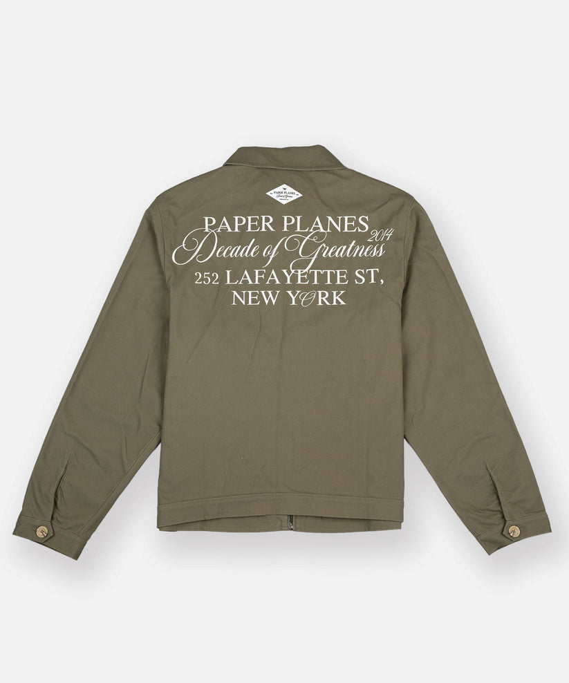 Planes Year 10 Canvas Jacket